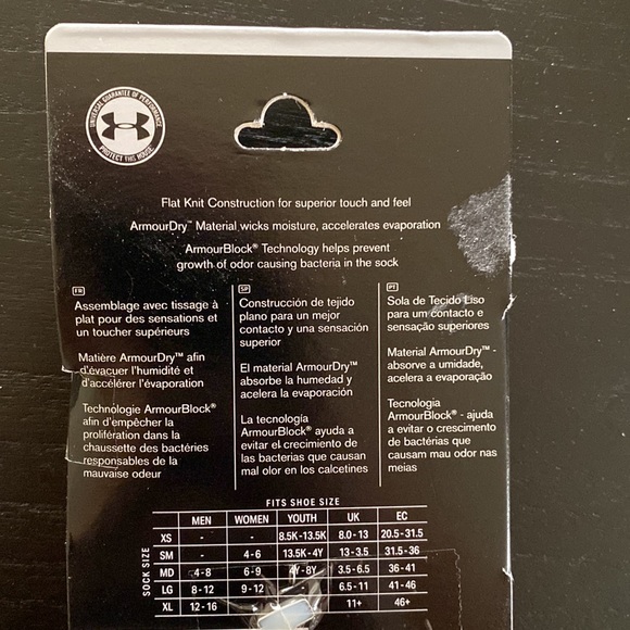 NEW Under Armour UA Hockey Socks - Picture 3 of 3